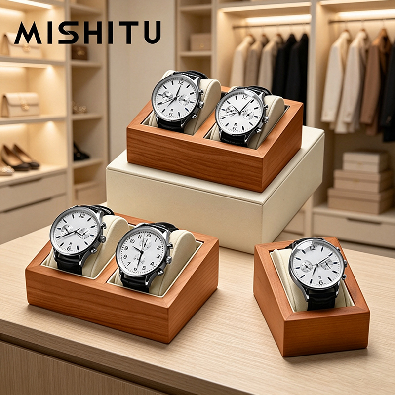 Watch Display Box - MISHITU Solidne Drewniane Pudełko na Zegarki