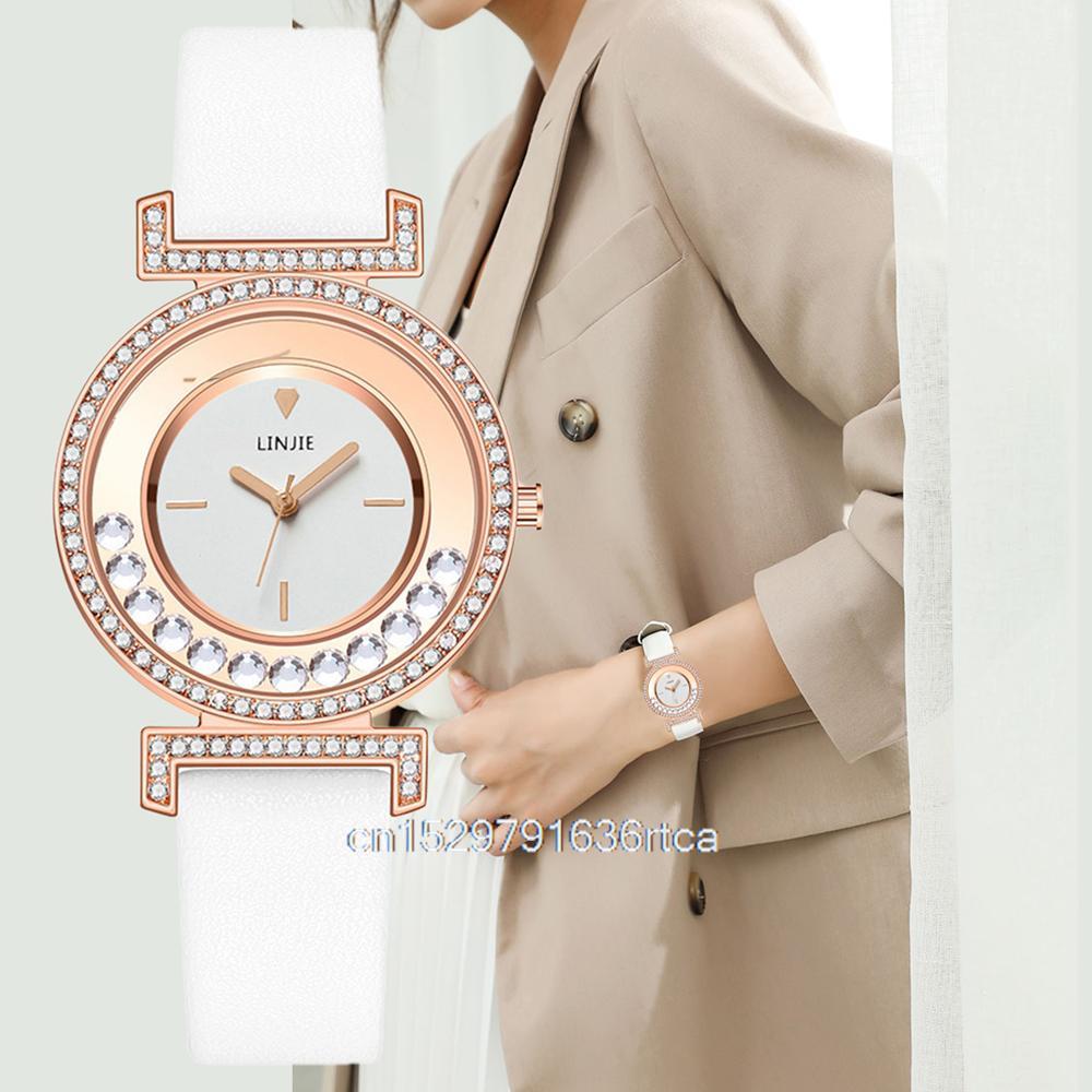 Jewelry Diamond Watches - Wykwintne, minimalistyczne zegarki damskie 2024, nowa