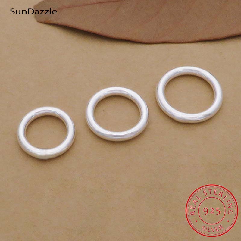 Sterling Silver Ring - 10 szt. Oryginalne, prawdziwe, czyste, pełne