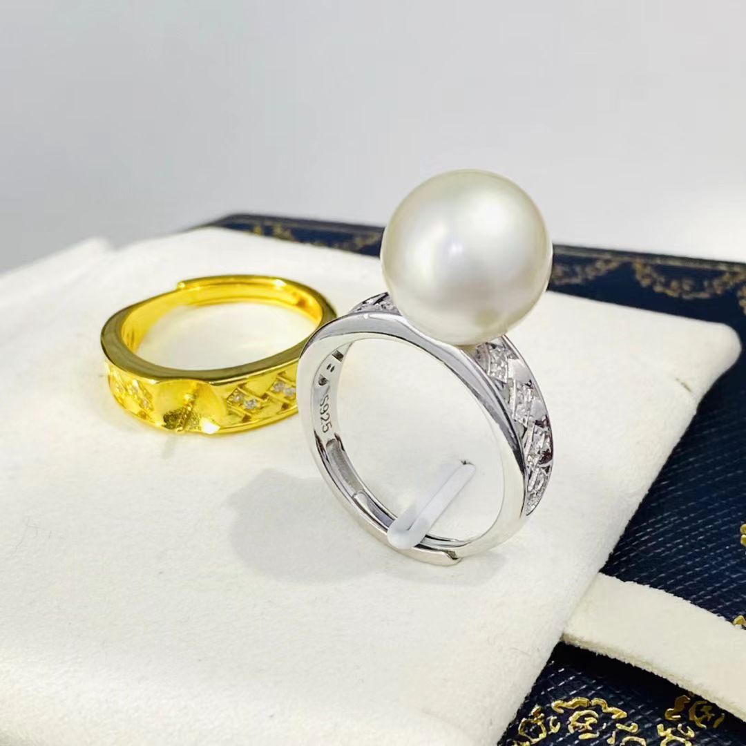 Sterling Silver Ring - Hurtowe srebrne (S925) regulowane oprawy pierścionków,