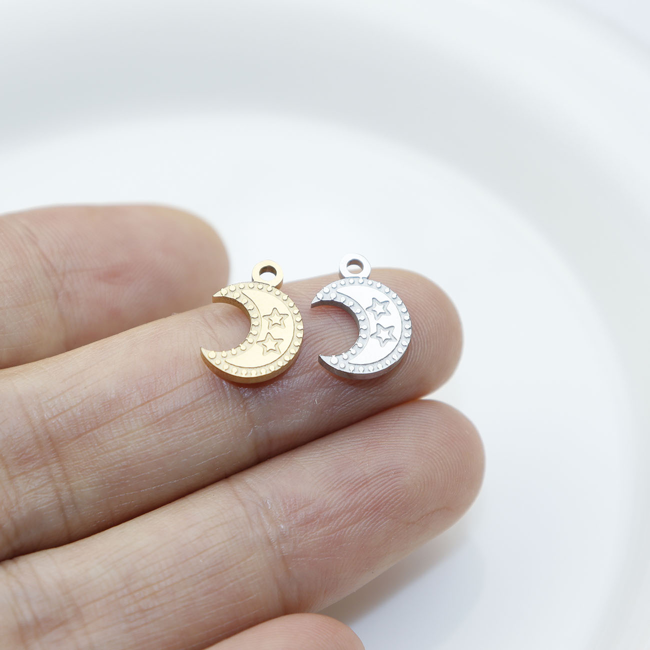 5 szt. Zawieszki ze stali nier – Moon Star Earrings recenzja i cena