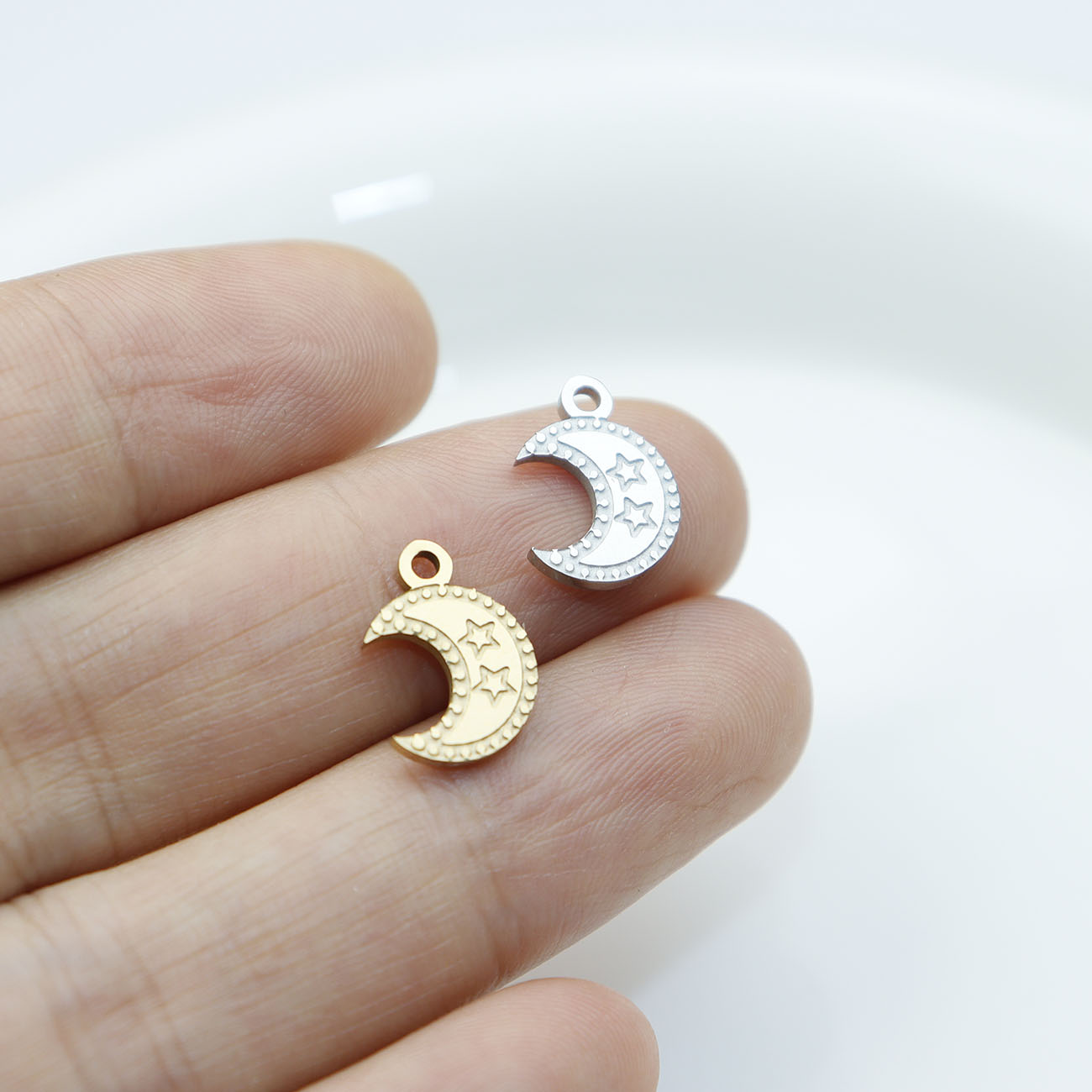 5 szt. Zawieszki ze stali nier – Moon Star Earrings recenzja i cena