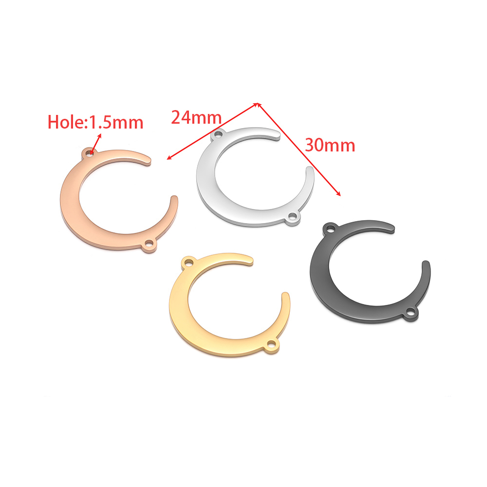 5 szt. Zawieszek ze stali nier – Moon Star Earrings recenzja i cena