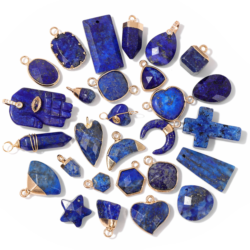 5 sztuk/partia Lapis Lazuli ka – Moon Star Earrings recenzja i cena
