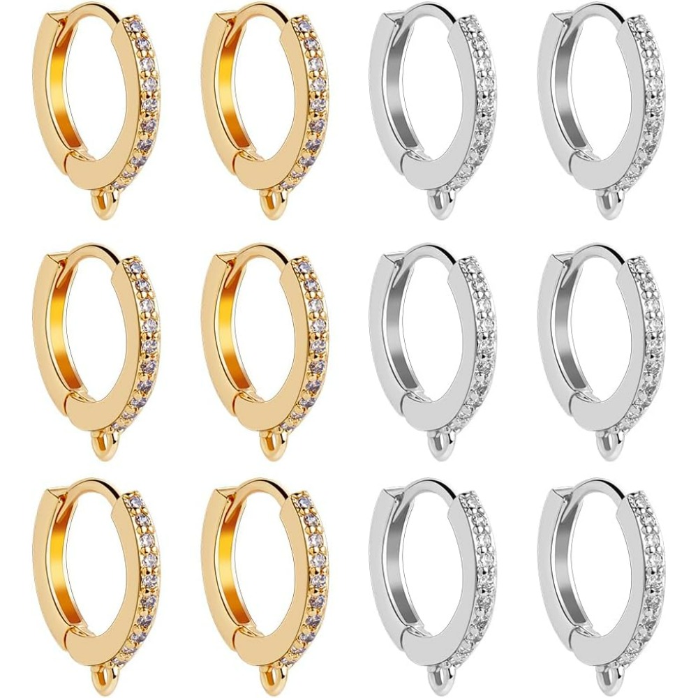 1 pudełko 12 sztuk okrągłych h – Hoop Earrings recenzja i cena