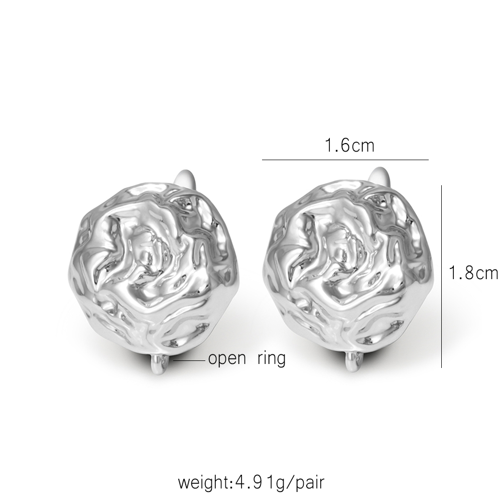 NOWE Złote/Rodowane 18K Duże O – Hoop Earrings recenzja i cena