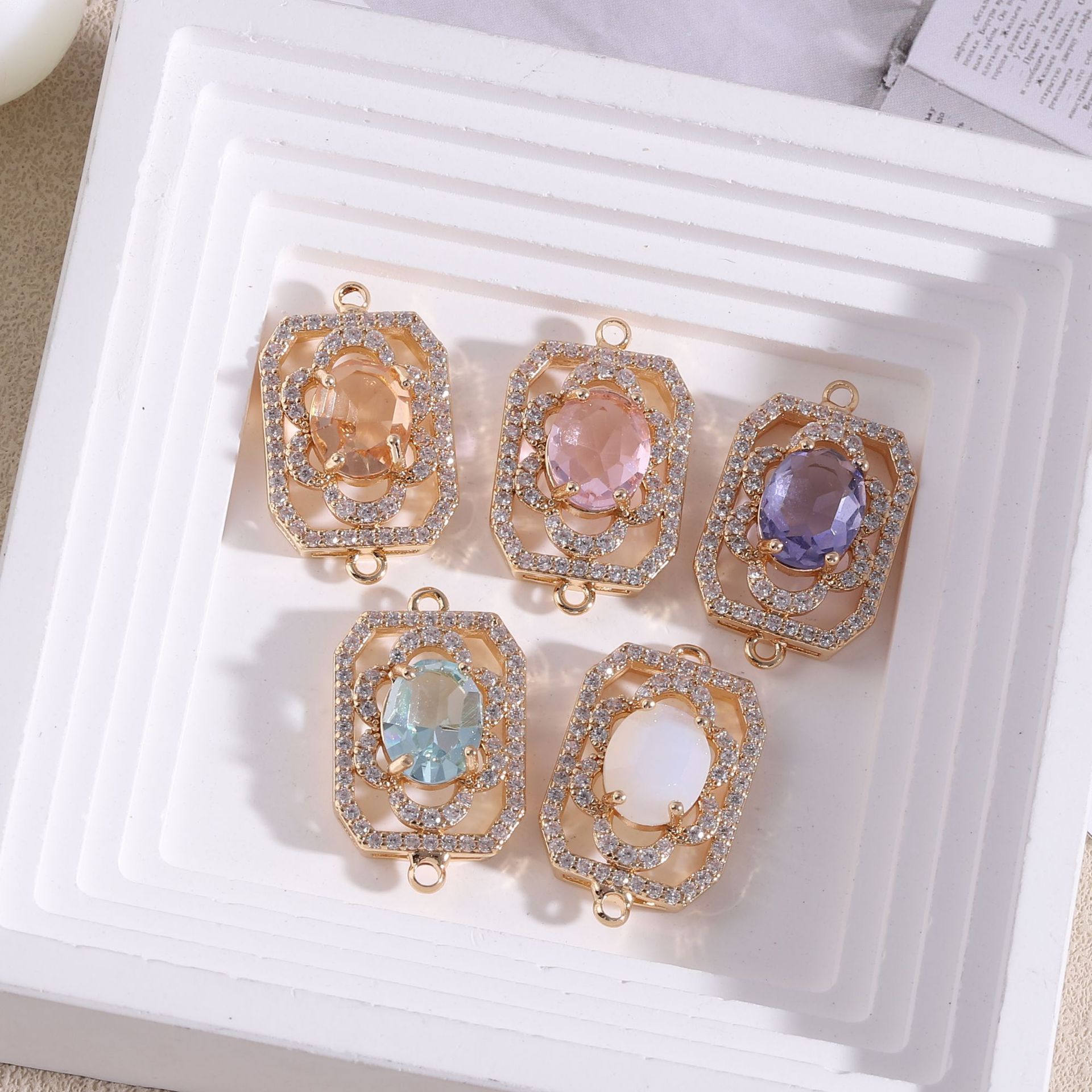 10 sztuk/worek diamentowy nabi – Diamond Stud Earrings recenzja i cena