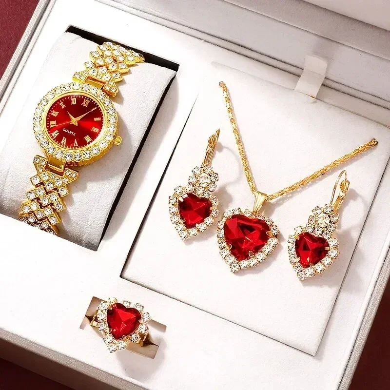 Złoty Luksusowy Zegarek Damski – Jewelry Clasp Watches recenzja i cena