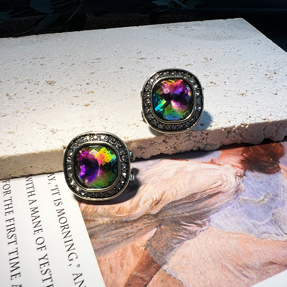 Akcesoria DIY Średniowieczne v – Diamond Stud Earrings recenzja i cena