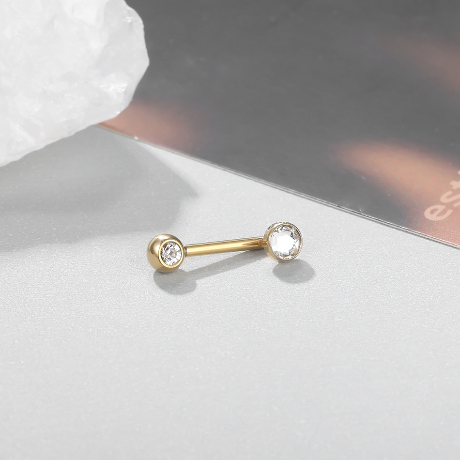 1/5 SZT. Biżuteria do piercing – Christina Jewelry & Watches Marguerite Ørestik Forgyldt Sølv recenzja i cena