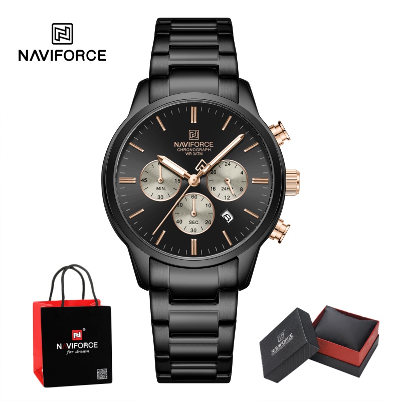Zegarek męski NAVIFORCE Quartz – Watch Display Box recenzja i cena