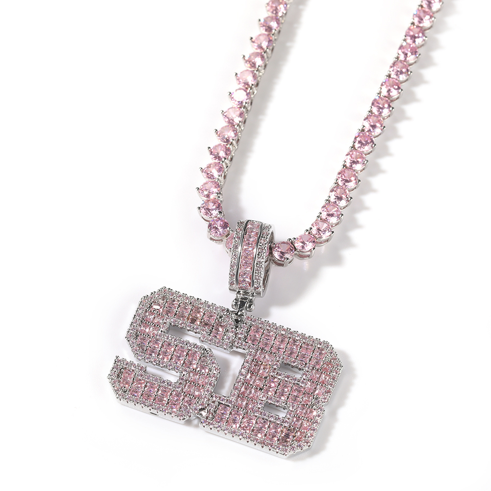 Uwin różowe litery bagietki na – Tennis Bracelet Cubic recenzja i cena