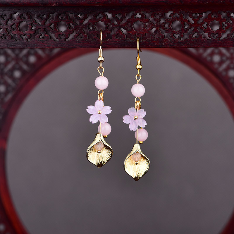 Różowe kolczyki z naturalnego  – Luxury Gifts Jewelry & Watches Namfleg Mostar recenzja i cena