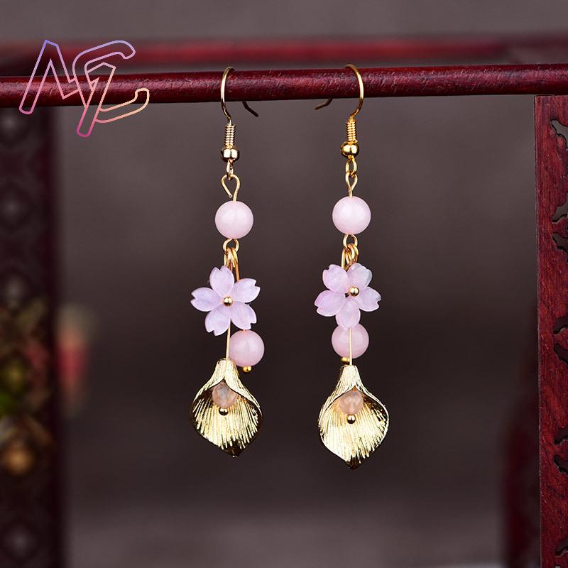 Różowe kolczyki z naturalnego  – Luxury Gifts Jewelry & Watches Namfleg Mostar recenzja i cena