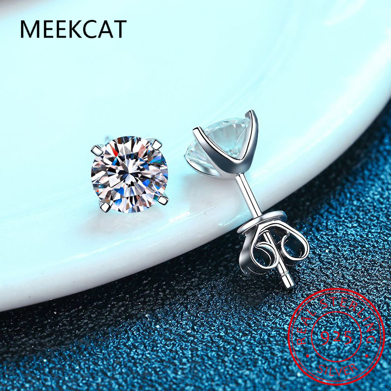 Kolczyki sztyfty z moissanitem – Diamond Stud Earrings recenzja i cena