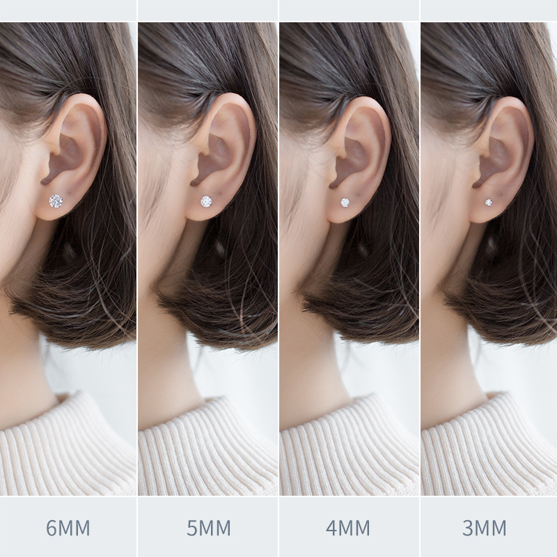 Kolczyki sztyfty z moissanitem – Diamond Stud Earrings recenzja i cena