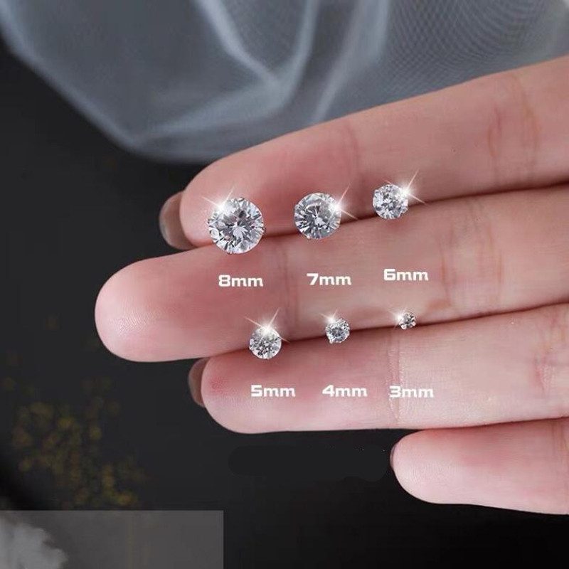 Kolczyki sztyfty z moissanitem – Diamond Stud Earrings recenzja i cena