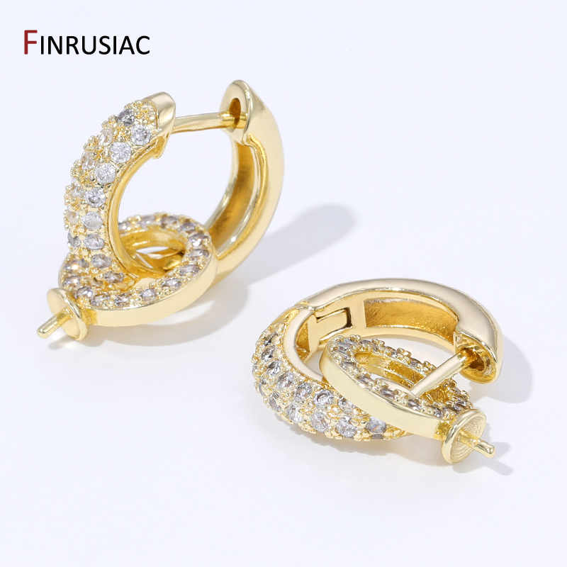 Kolczyki koła z mosiądzu plate – Hoop Earrings recenzja i cena