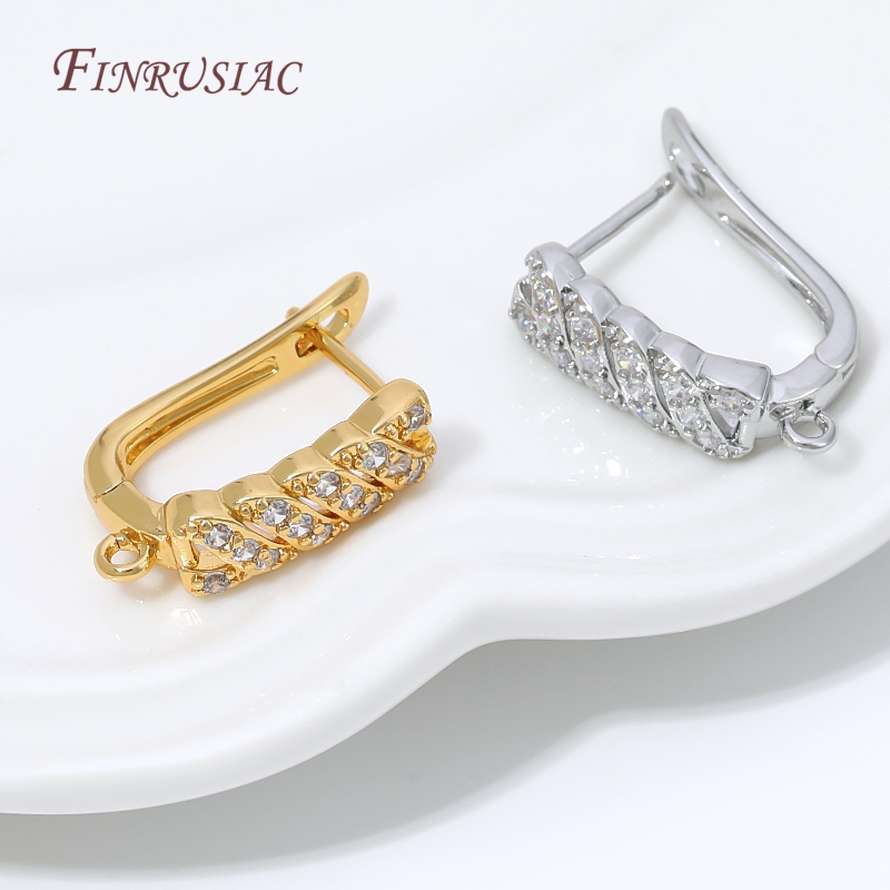 Złote kolczyki koła (huggie) z – Hoop Earrings recenzja i cena