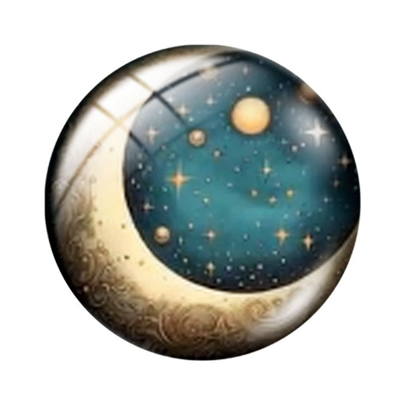 KABOSZONY SZKLANE KSIĘŻYC I GW – Moon Star Earrings recenzja i cena