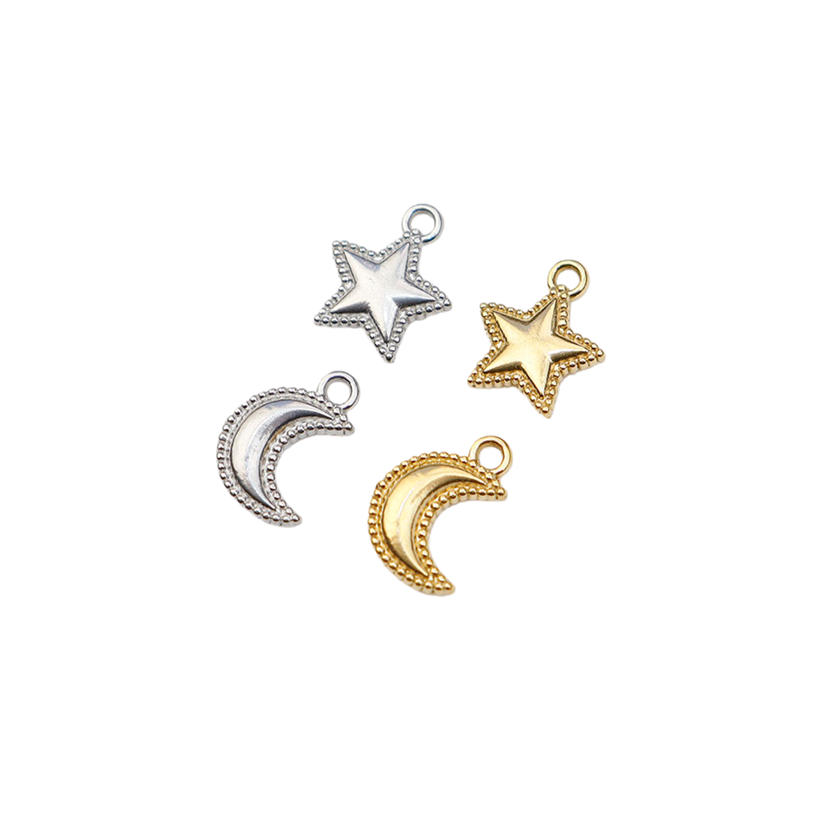 5 szt. Odlewane zawieszki ze s – Moon Star Earrings recenzja i cena