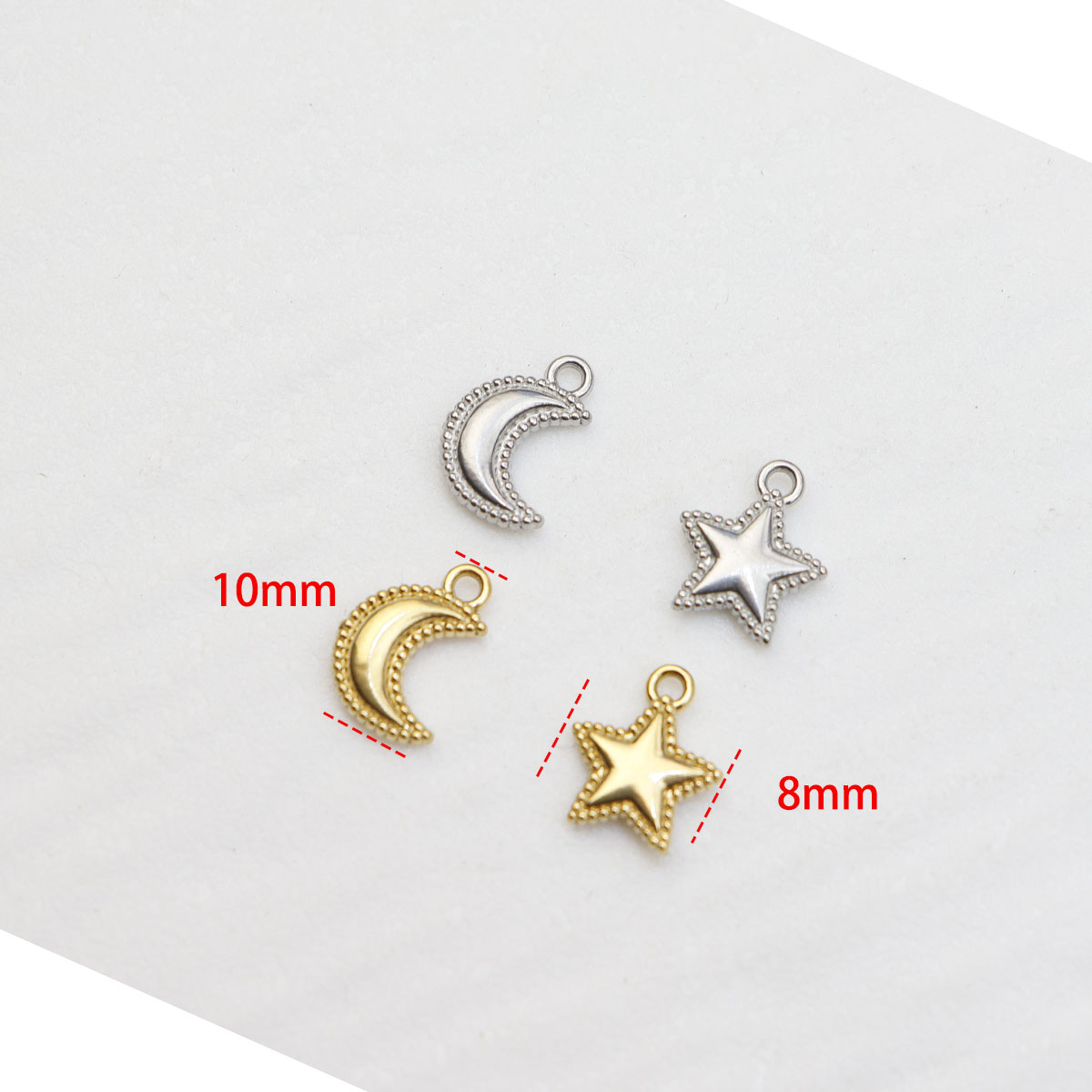 5 szt. Odlewane zawieszki ze s – Moon Star Earrings recenzja i cena