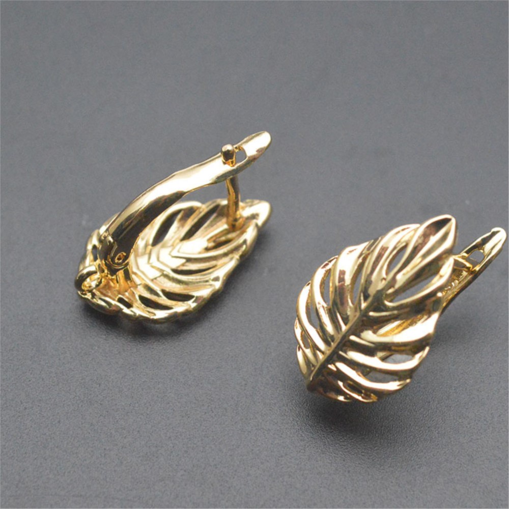 1/2 szt. Pozłacane 18-karatowy – Hoop Earrings recenzja i cena