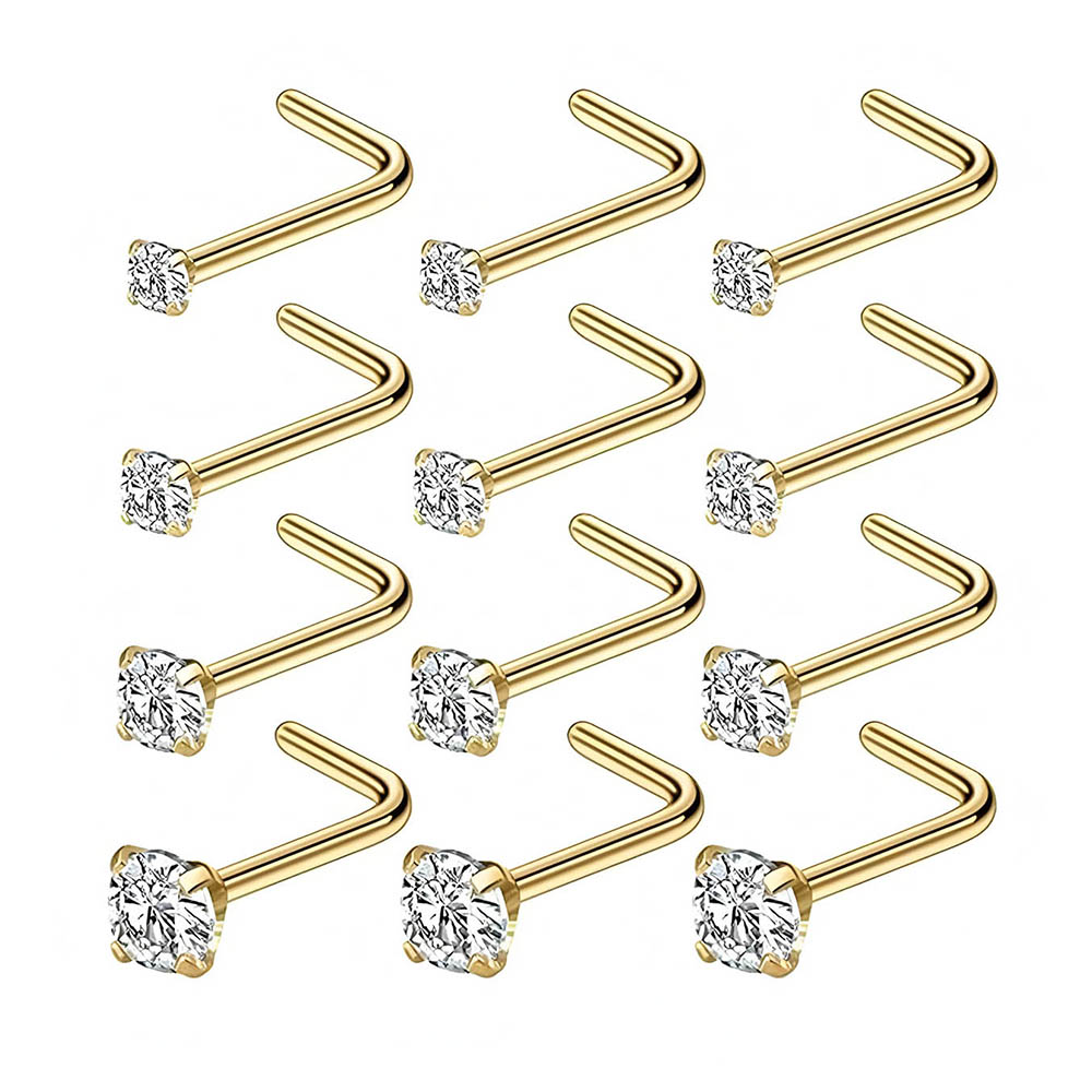 12-częściowy pełny zestaw hipo – Diamond Stud Earrings recenzja i cena